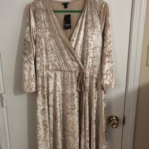 TORRID - Velvet Champagne Dress